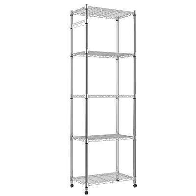 Stronghold Garage Gear Heavy Duty 5-Shelf Metal Rack Wire Decking in Textured Gray, 1000lb per Shelf 023526