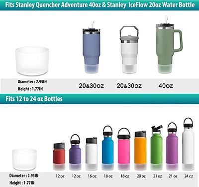 2pcs 7.5cm Diameter Silicone Bottle Protective Water Bottle