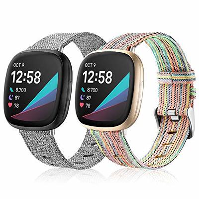 Fitbit Luxe Band Rainbow, Fitbit Luxe Resin Band for Women, Fitbit