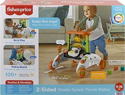 Fisher-Price Baby & Toddler Toy 2-Sided Steady Speed Panda Walker with Smart  Stages Learning & Blocks for Ages 6+ months - Yahoo Shopping