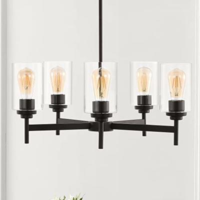 Possini Euro Design Pendant Light Fixture - 4 Light, Bronze Drum Shade,  Rustic Industrial Pendant Light for Kitchen Islands, Living Rooms, Foyers,  and Bedrooms - 22 Wide, 21 1/2 High 