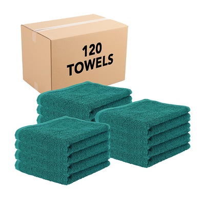 1888 Mills Pure Terry Square Washcloths 13x13 100% Supima Cotton Loops  White 10 Dz Per Case