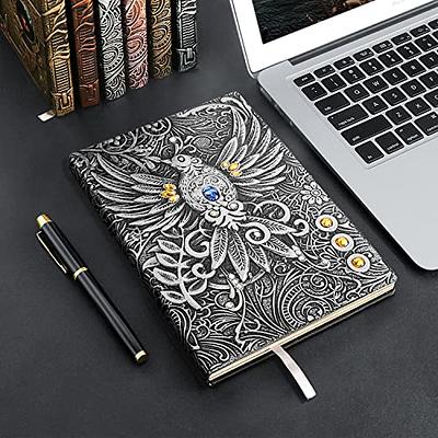 3d Embossed Peacock Journal Writing Notebook With Pen Set - Temu