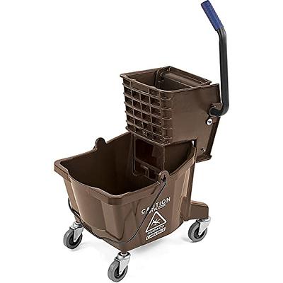 CLEANHOME Collapsible Mop Bucket on Wheels for Industrial Mop