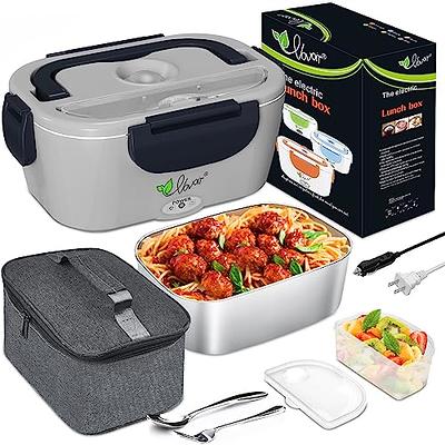 1.5L 110V 12V Electric Lunch Box Portable for Car Office Food