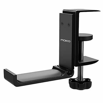 MoKo Headphone Stand, Universal Aluminum Foldable Headphone Hanger  Adjustable Headset Holder Clamp Mount Desk Hook Holder for All Headphone  Sizes, Sennheiser, Audio-Technica, PS5 Gaming Headset- Black - Yahoo  Shopping