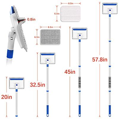 Baseboard Cleaner Tool with Handle, Wall Cleaner with Extendable