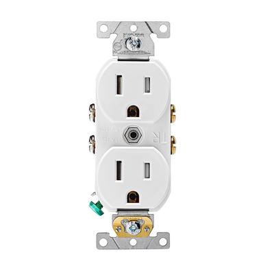 Leviton 20 amps 125 V Duplex White Outlet 5-20R 10 pk - Ace Hardware