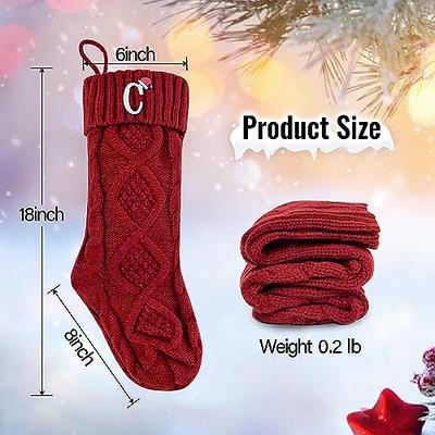 Christmas Supplies Decorative, Knitted Socks Stockings Embroidery