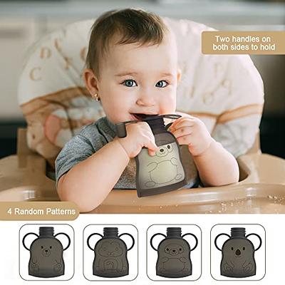 Reusable Silicone Baby and Toddler Food Pouches