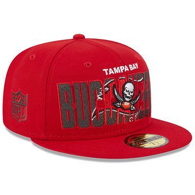 Men's New Era Scarlet Tampa Bay Buccaneers 2023 NFL Training Camp Stretch Bucket Hat