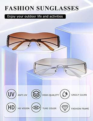 Buy SHAPES & SHADES UV Protected Wrap Around Anti Glare Unisex HD Vision  Sunglasses Goggles For Outdoor Sports, Adventures and Travelling with Grey  lens at Amazon.in