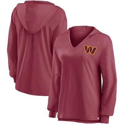 Women's Fanatics Branded Burgundy Washington Commanders Spirit Jersey  Lace-Up V-Neck Long Sleeve T-Shirt - Yahoo Shopping