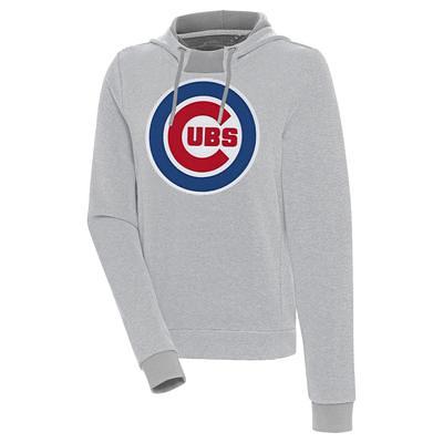 Women's Antigua Gray/White Chicago Cubs Axe Bunker Tri-Blend Pullover Hoodie  - Yahoo Shopping