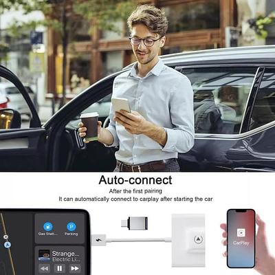 UWECAN Wireless Android Auto Adapter, Android Auto Wireless Dongle Converts  OEM Wired to Wireless Android Auto, Compatible with Cars Producted in