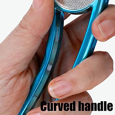 Glass Callus Remover for Feet, Glass Foot File, Foot Scrubber Dead Skin  Remover, 2 in-1 Nano Crystal Glass Foot File, Wet and Dry Foot Callus  Remover Foot Care Pedicure Tool 17.5x5.8cm 