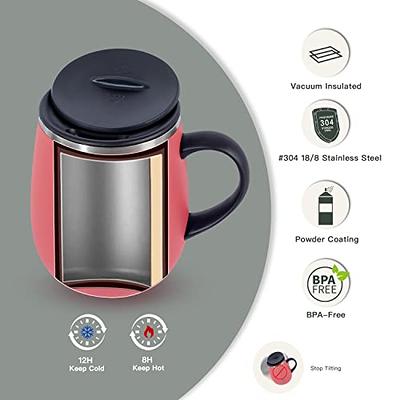 SUNWILL Coffee Mug, 22oz Vacuum Insulated Camping Mug with handle and