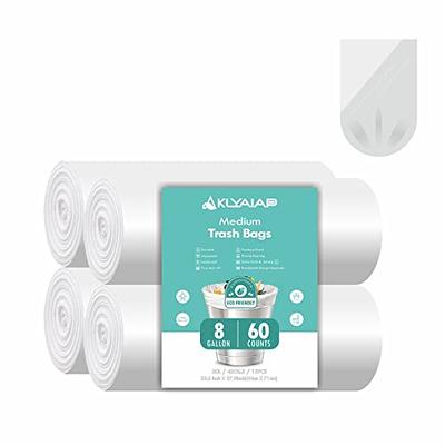 60 Counts Aklyaiap 8 Gallon Trash Bags,Biodegradable Medium Garbage Bags,Budget-Friendly  Replacement for Simple Human H/J/G Trash Bag,White 30 Liter Wastebasket Bin  Liners For Kitchen,Bathroom&Office - Yahoo Shopping