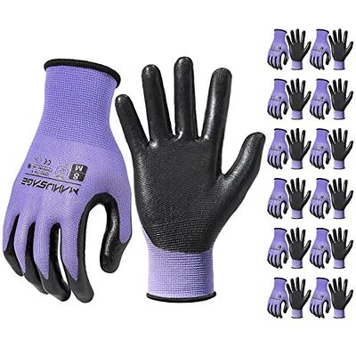 MidWest Quality Gloves, Inc. Large Blue Nitrile Dipped Nylon