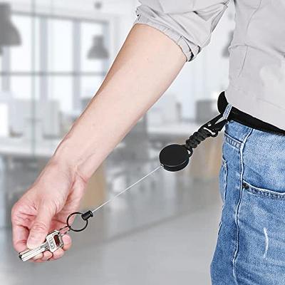  Uniclife Retractable Keychain for Badge Holder Heavy