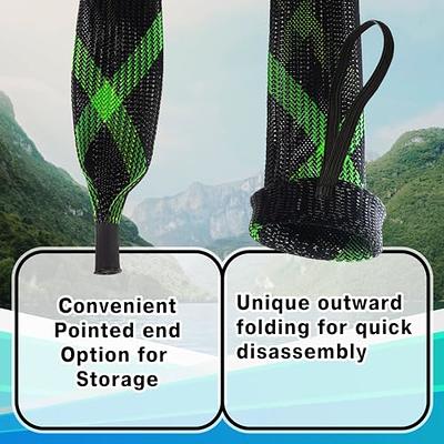 RUNCL Fishing Rod Sleeves & Reel Bags, Spinning/Casting Rod Socks