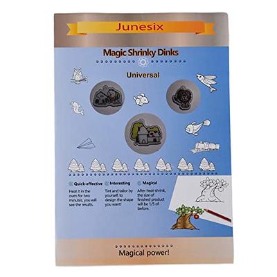 Shrink Plastic Sheet Sheets Shrinky Dink Paper Kit With Clear Heat