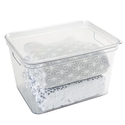 Simplify Large Clear Storage Bins 2 Pk.