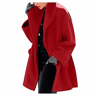 Cloak for Women with Hood Batwing Sleeve Shawl Wool Blend Hooded Cape  Poncho Mid-Length Cloak Coat Jacket