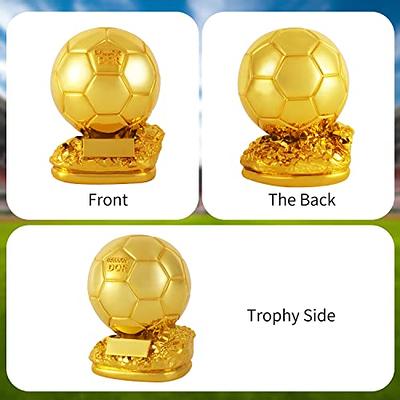  Fubosi Ballon d'Or Trophy World Cup Collectibles, Best Soccer  Trophy,Resin Material Plating Process Coloring, Office Decorations Football  Fans Gifts Birthday Gift,15cm : Home & Kitchen