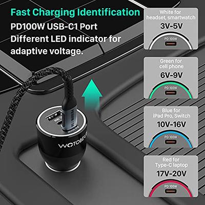 Hp USB-C car charger 45w 12v 24v