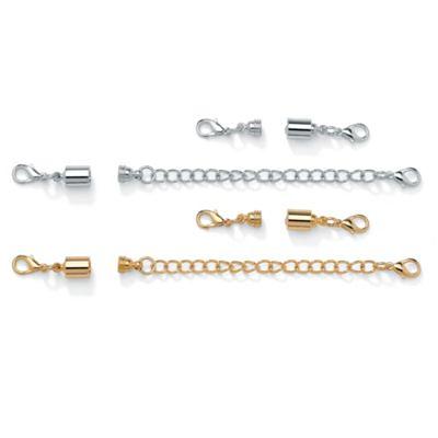 Magnetic Necklace Extender Set of 2 - Gold