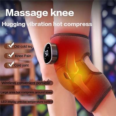 Cordless Electric Heating Vibration Pad Joint Knee Massager Shoulder Brace  Wrap