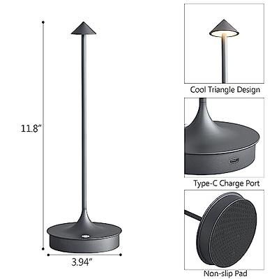 SHANGCAI LED Desk Lamp Cordless Table Light, Rechargeable Battery