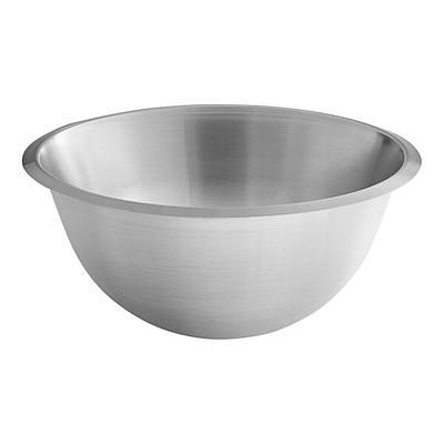 OXO 1107600 Good Grips 3-Piece White Insulated Heavy Duty Stainless Steel  Mixing Bowl Set with Non-Slip Bases - 3/Set