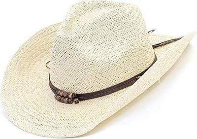 WELLATENT Cowboy Hats for Women, Brown Cowgirl Hats Classic Straw Western  Hats for Women Music Festival Party Beach., Brown