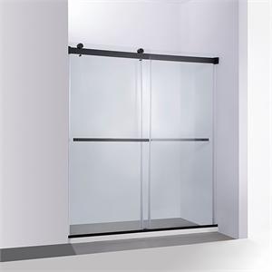 Villena 68 W x 78 H Single Sliding Frameless Glass Shower