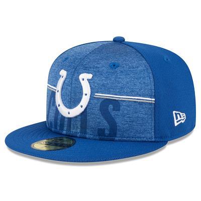 New Era Men's Royal Indianapolis Colts 2021 NFL Sideline Home 39THIRTY Flex  Cap