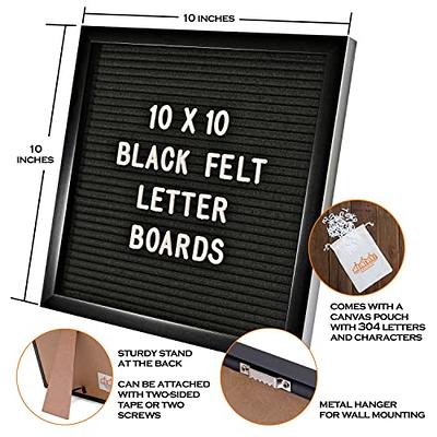 MAINEVENT Letter Board Sign Skinny Felt Board with Pre Cut Letters 12x17 inch Felt Letter Board Baby Announcement Board Letters Changeable Letter