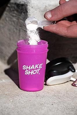 Shake Shot - Pink - 5 oz (150ml) MINI Shaker Bottle for Pre