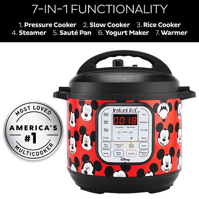 Instant Pot Duo 6 Quart Electric Pressure Cooker, 7-in-1 Multicooker,  Disney Mickey Mouse - Yahoo Shopping