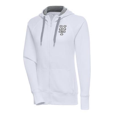 New York Yankees Antigua Women's Axe Bunker Tri-Blend Pullover