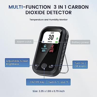 Carbon Monoxide Detectors Portable Temperature Detector/Humidity