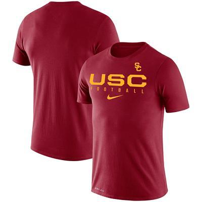 Men's Nike Cardinal USC Trojans Football Practice Legend Performance T-Shirt  - Yahoo Shopping