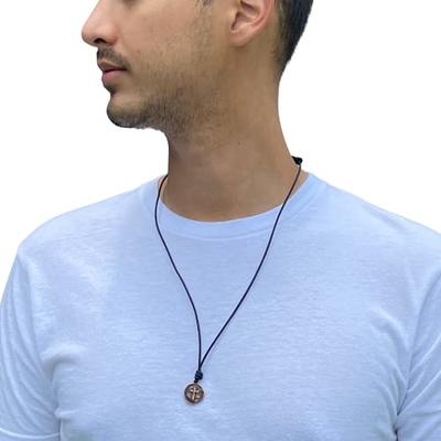 Needzo Brown Wool Embroidered Scapular Catholic Necklace India | Ubuy