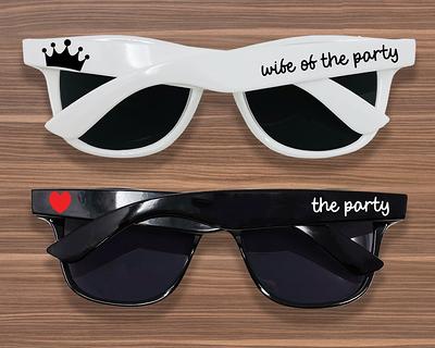 Custom Party Sunglasses  Wedding Sunglasses Favors