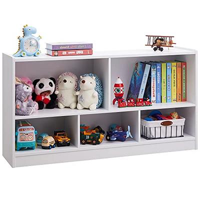 Year Color White Toy Cubes Storage Organizer for Kids, Classroom, Playroom,  Daycare, Nursery with 9 Colorful Storage Bins