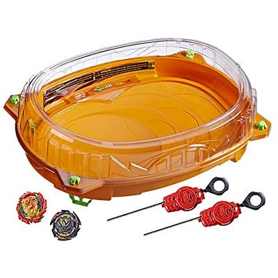 Beyblade Burst QuadStrike Thunder Edge Battle Set, Battle Game Set with  Beystadium, 2 Spinning Top Toys, and 2 Launchers for Ages 8 and Up