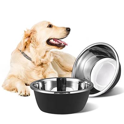 Stainless Steel Large Dog Bowl, 176Oz High Capacity Dog Food Bowls, 2 Pack