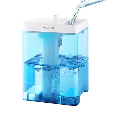 Cool Mist Humidifier, 6L Quiet Ultrasonic Humidifier for Bedroom (Customized Humidity, Remote Control, Sleep Mode & Auto Shut Off, 360° Nozzle)