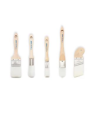 Zibra 5-Piece DIY Paint Brush Set with Assorted Paint Brushes for